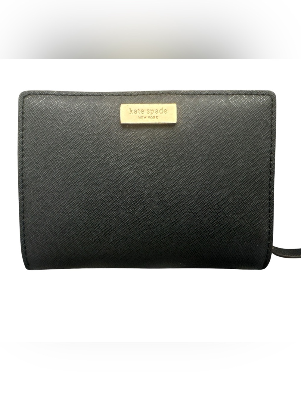 Kate Spade Newbury Lane Cara Bifold Saffiano Leather compact Wallet